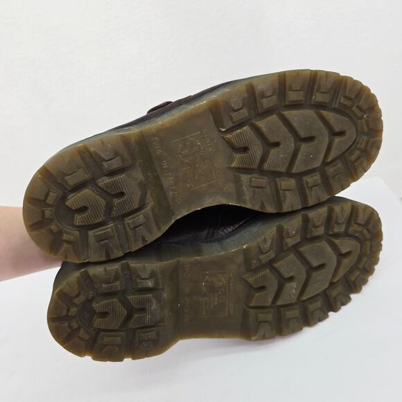 Vintage Dr. Martens Men\'s Mie Oxford Loafers Platform Chunky Brown 12